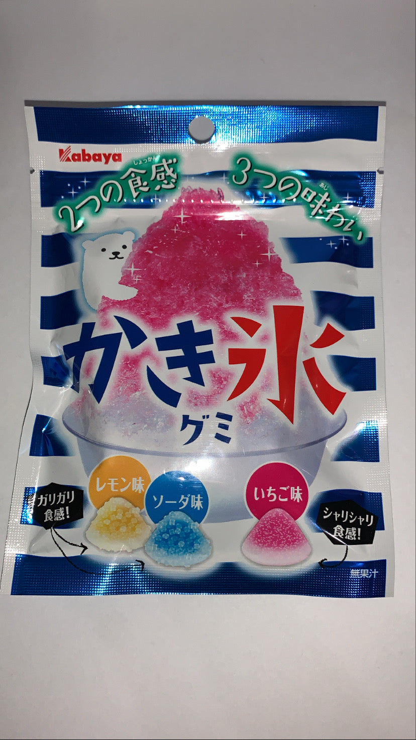 Fruit shaved ice candy (Japan)