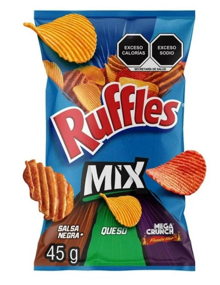 New Ruffles Mex Ruffles Mexico Mix (Mexico) - www.professorsnacks.com