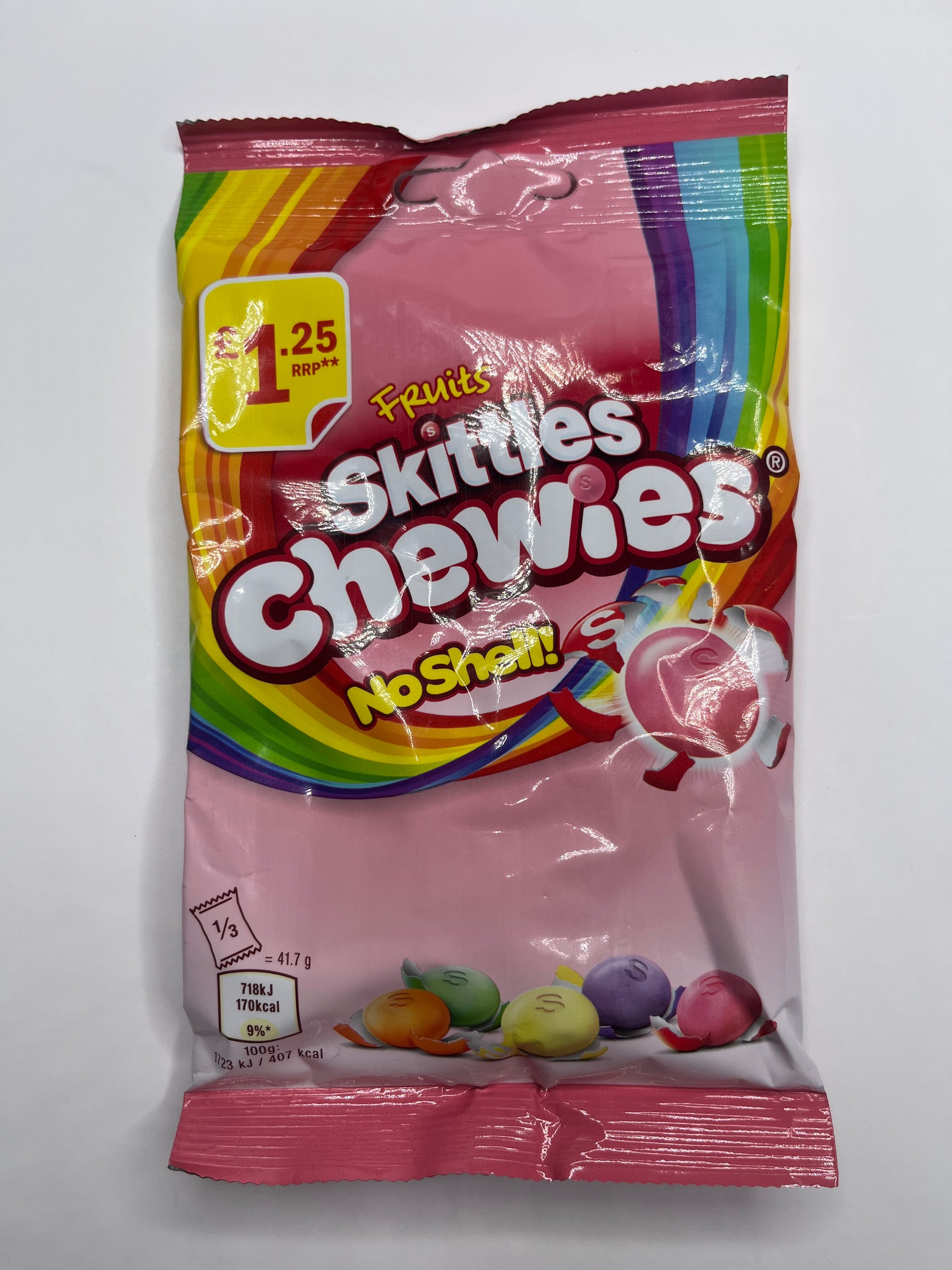 Skittles No Shell Chewies (Uk)