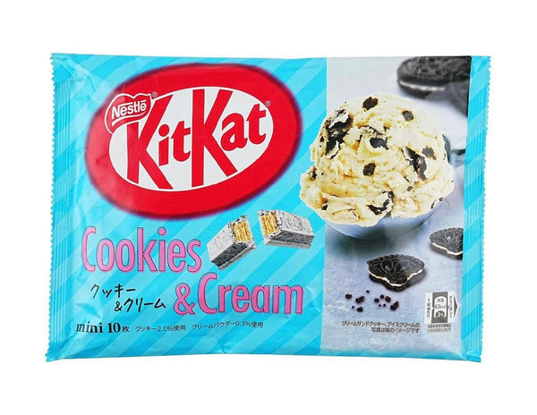 Kit Kat Cookies & Cream (Japan) - www.professorsnacks.com