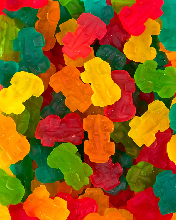 Race Car Gummies - www.professorsnacks.com