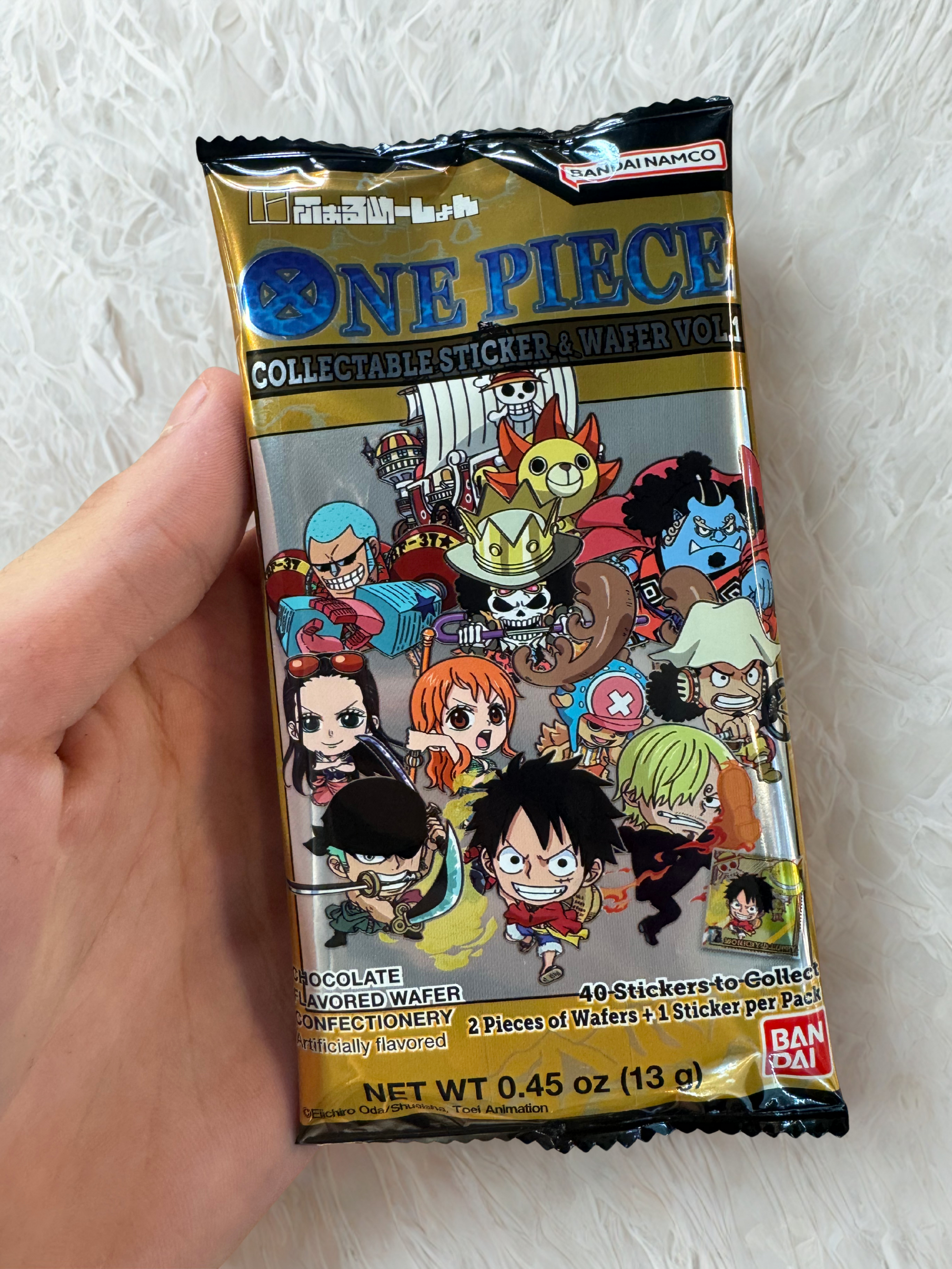 One Piece Chocolate Wafer (Japan)