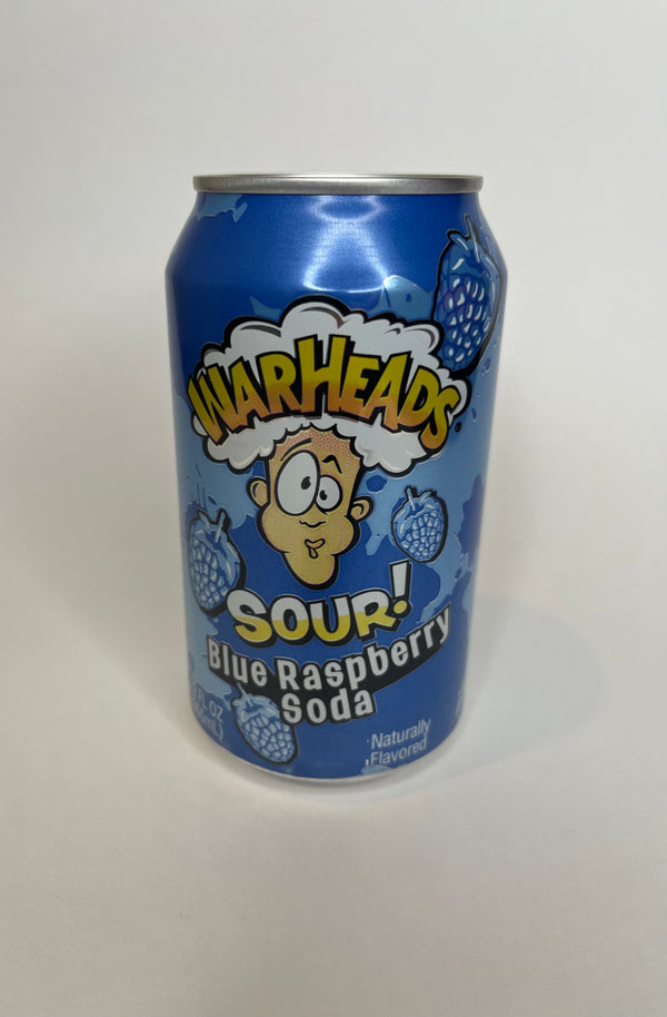 Warheads Blue Raspberry Soda (Canada) - www.professorsnacks.com