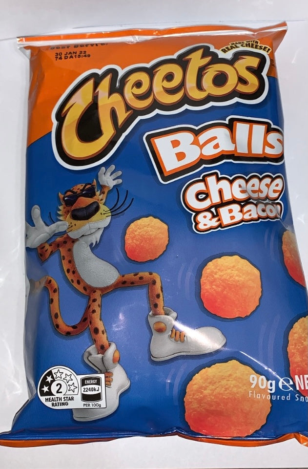 Cheetos Bacon & Cheese Balls (Australia)